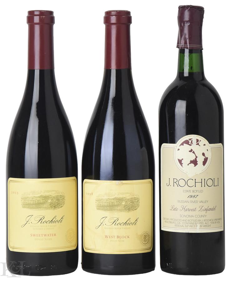 1987, 1998, 2015 Rochioli Russian River Valley Mixed Red Tasting Lot