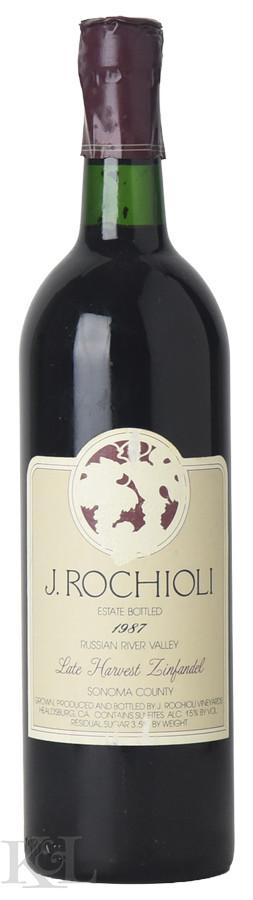 1987 Rochioli Russian River Valley Late Harvest Zinfandel