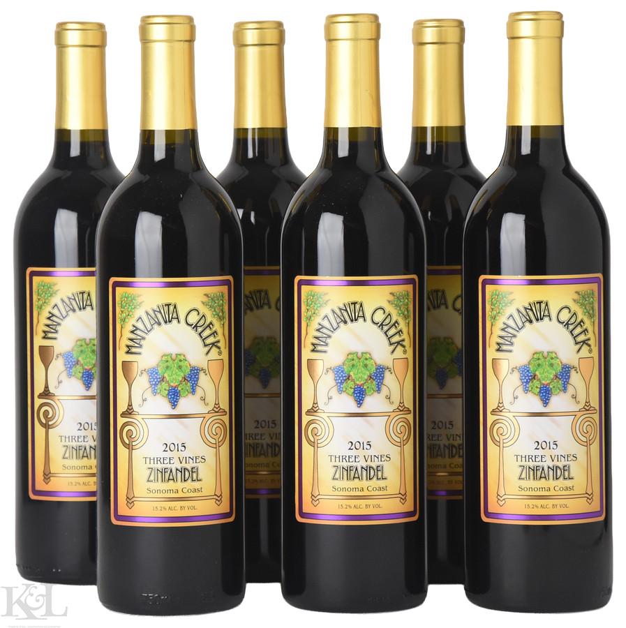2015 Manzanita Creek "Three Vines" Sonoma Coast Zinfandel
