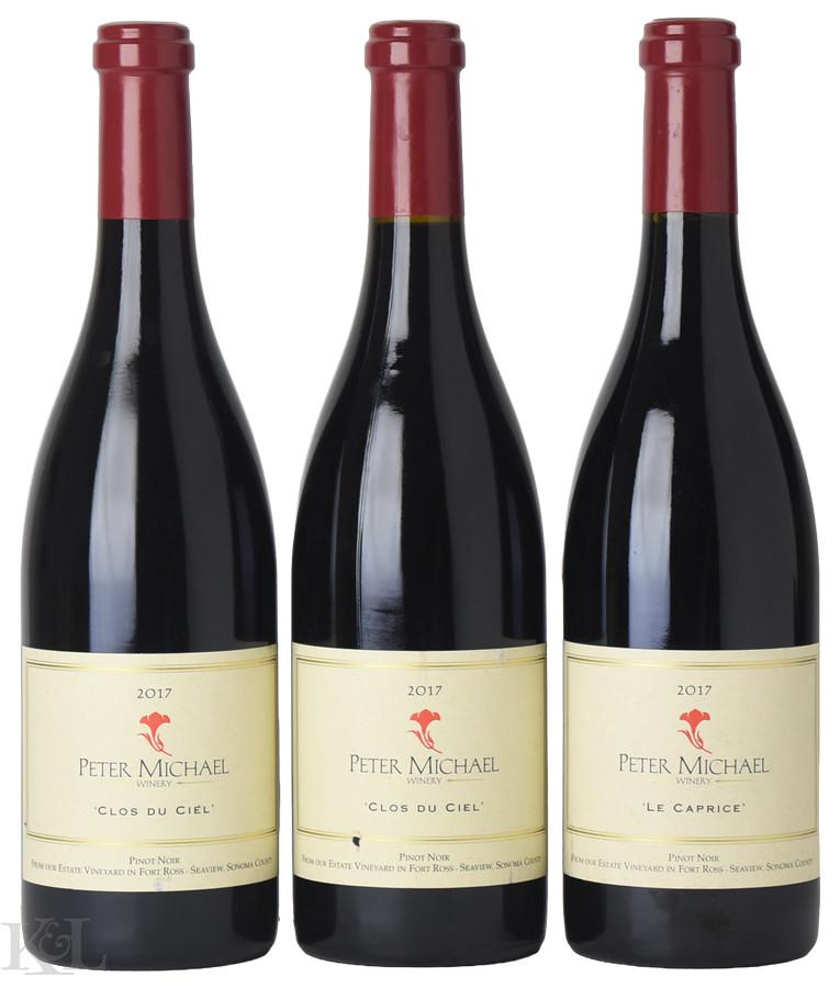 2017 Peter Michael Sonoma Coast Pinot Noir Horizontal