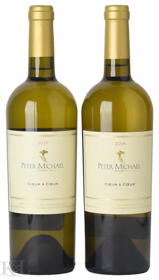 2015 & 2019 Peter Michael Knights Valley White Blend Tasting Lot
