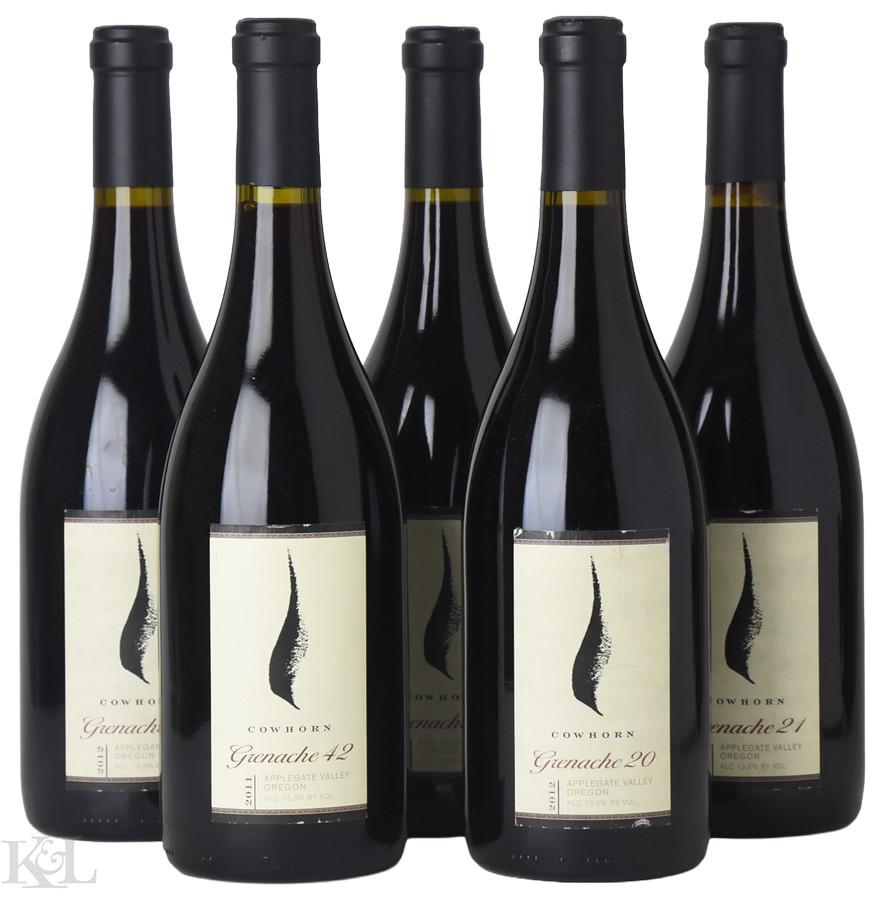 2011, 2012, 2013 Cowhorn Grenache Tasting Lot