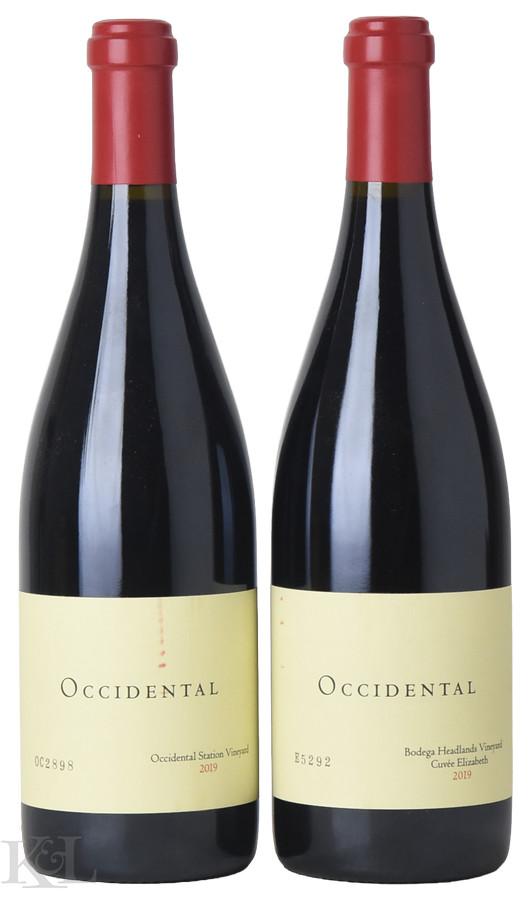2019 Occidental Sonoma Coast Pinot Noir Horizontal
