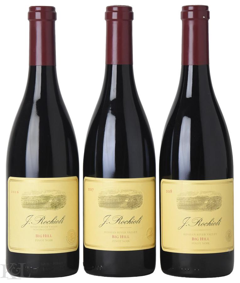 2016-2018 Rochioli "Big Hill" Russian River Valley Pinot Noir Vertical
