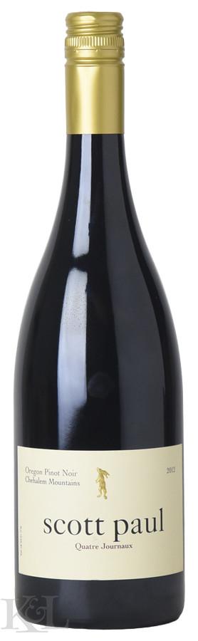 2012 Scott Paul "Quatre Journaux" Chehalem Mountains Pinot Noir