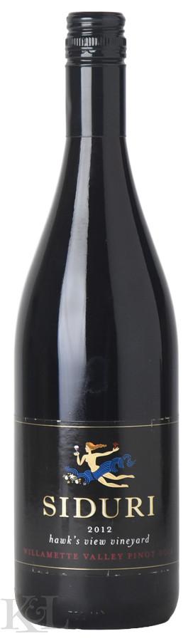 2012 Siduri "Hawk's View Vineyard" Willamette Valley Pinot Noir
