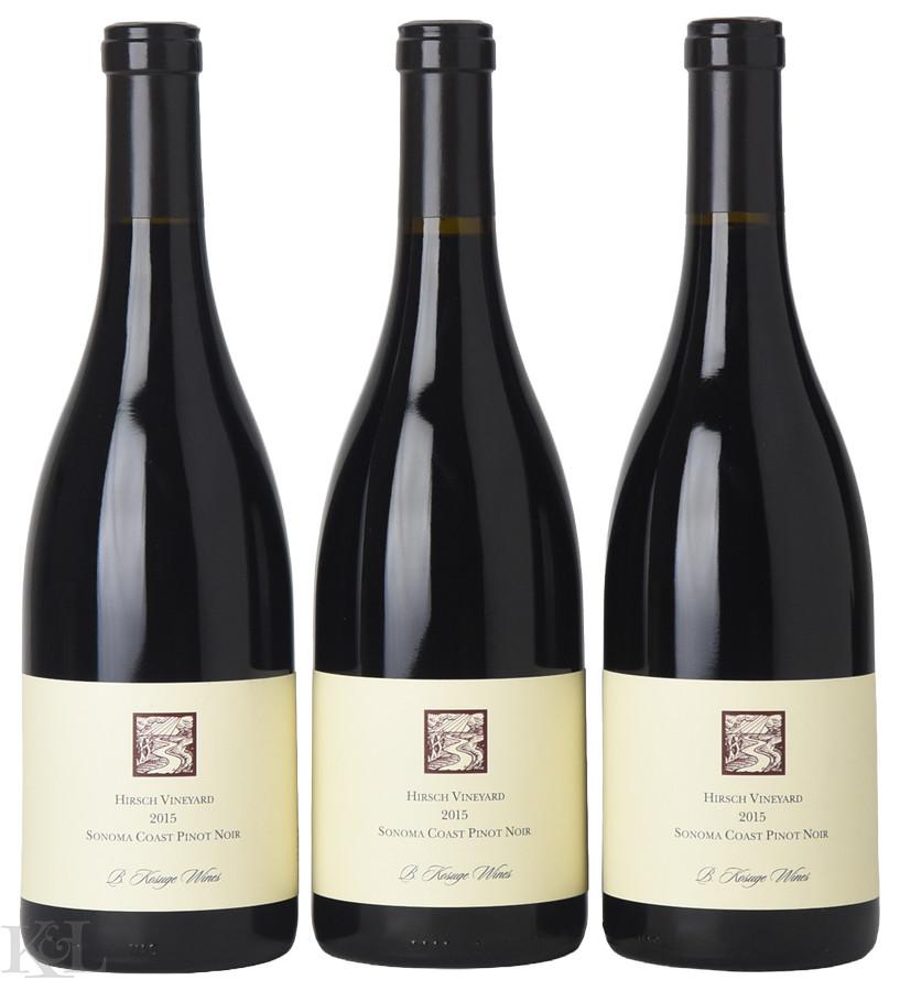 2015 B. Kosuge "Hirsch Vineyard" Sonoma Coast Pinot Noir