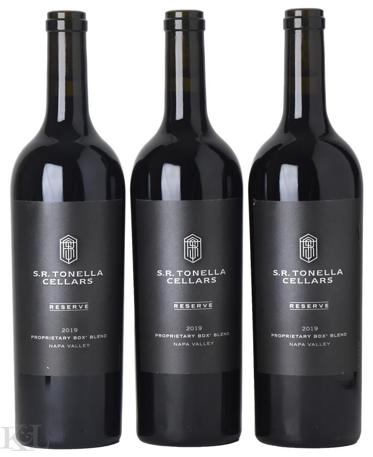2019 S.R. Tonella "Reserve Proprietary BDX Blend" Napa Valley Bordeaux Blend