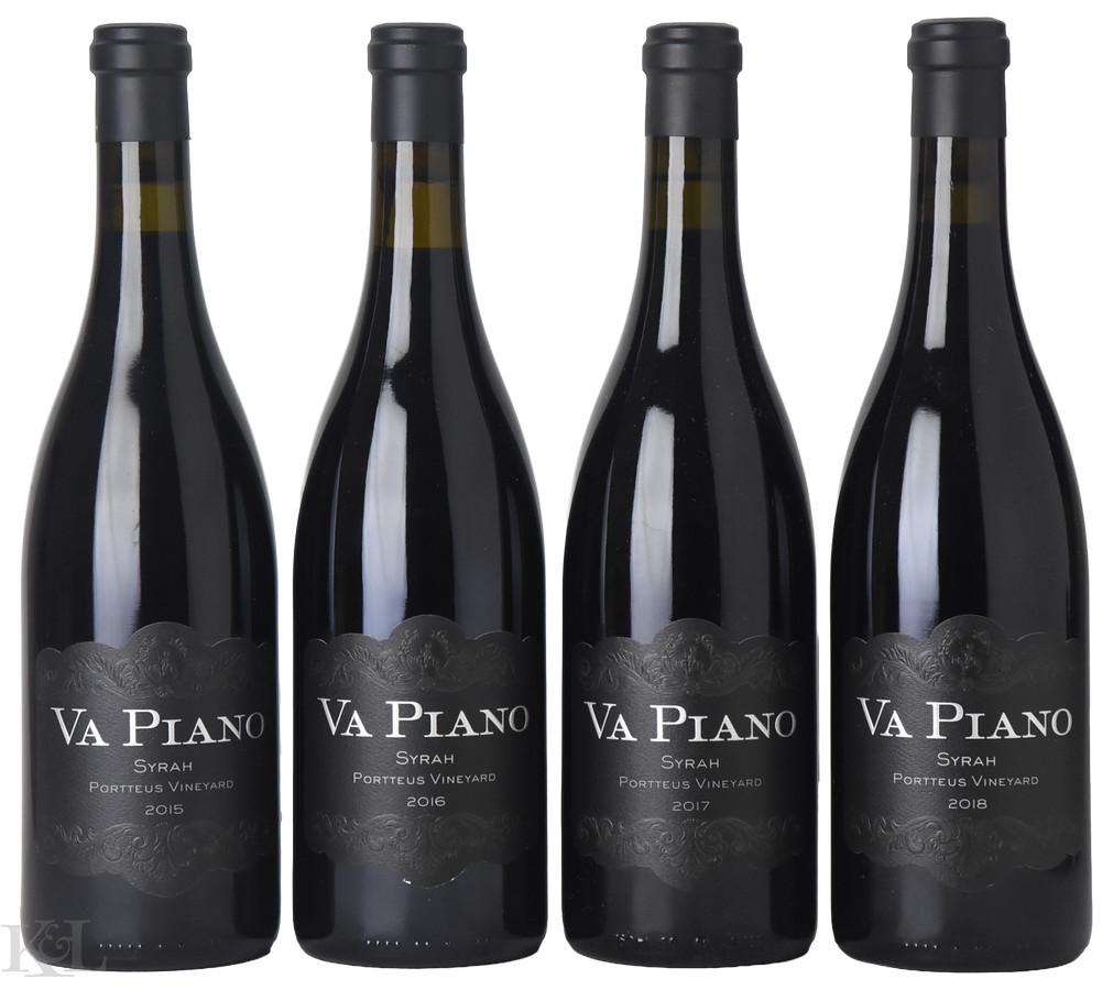 2015-2018 Va Piano "Black Label - Portteus Vineyard" Walla Walla Valley Syrah Vertical