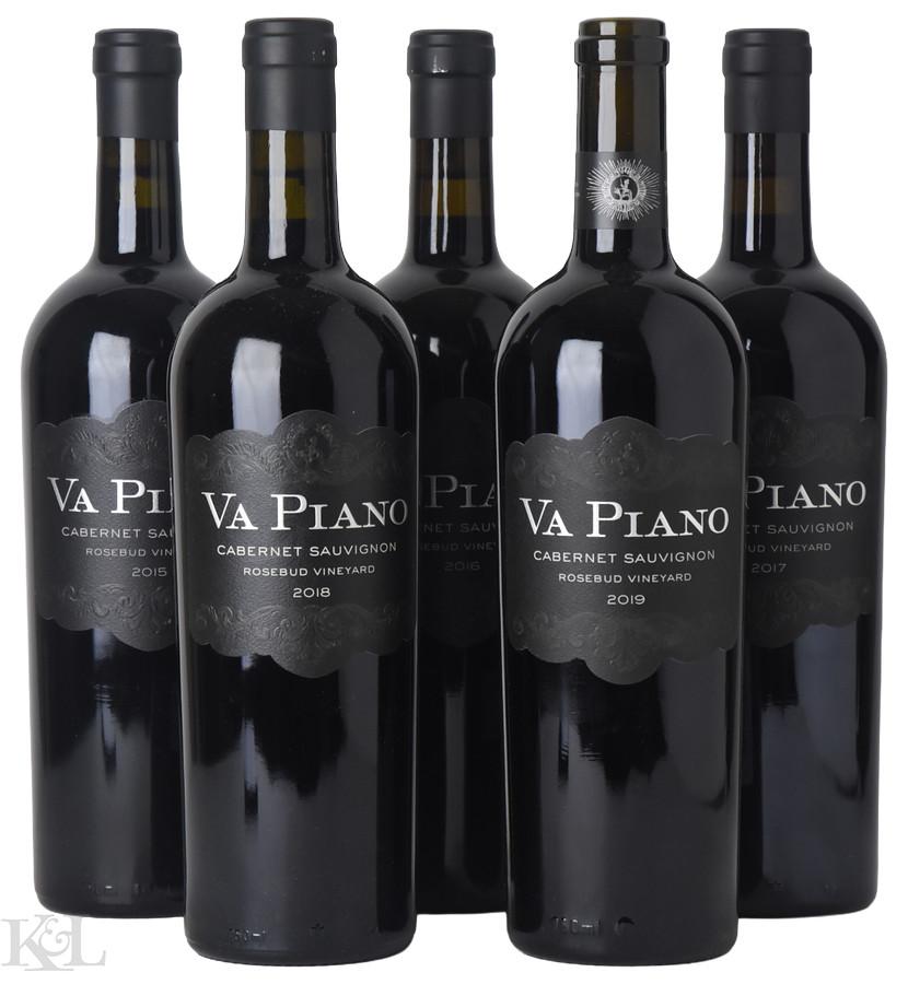 2015-2019 Va Piano "Black Label - Rosebud Vineyard" Wahluke Vineyard Cabernet Sauvignon Vertical