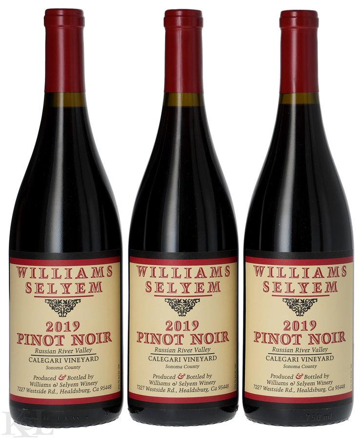 2019 Williams Selyem "Calegari Vineyard" Russian River Valley Pinot Noir