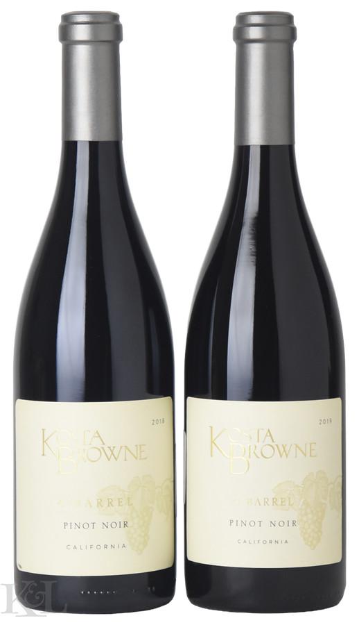 2018 & 2019 Kosta Browne "4-Barrel" California Pinot Noir Vertical Tasting Lot