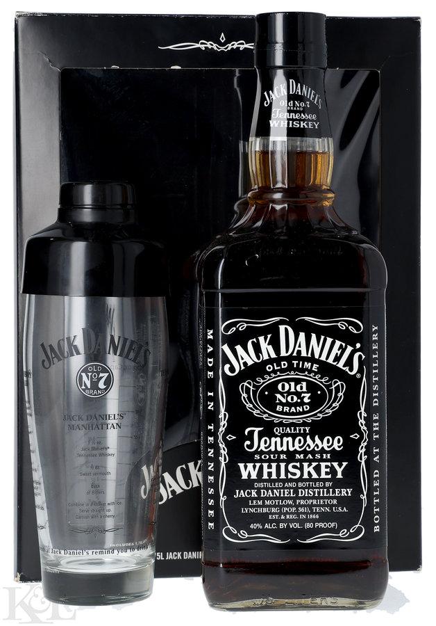 NV Jack Daniel's "Old No. 7 Gift Set" Tennessee Straight Whiskey (1.75L)