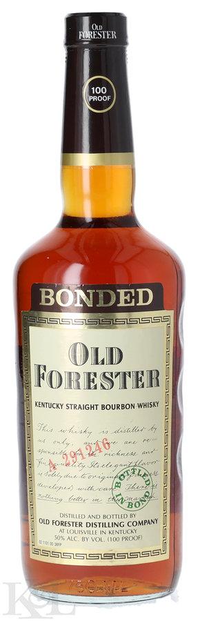 NV Old Forester Bonded Kentucky Straight Bourbon Whiskey (1980s Bottling)