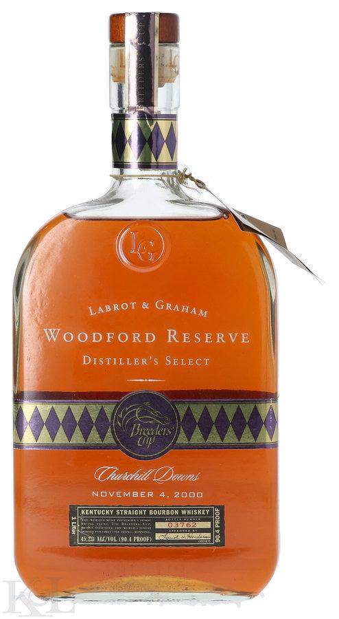 2000 Woodford Reserve "Breeder's Cup" Kentucky Straight Bourbon Whiskey (1L)