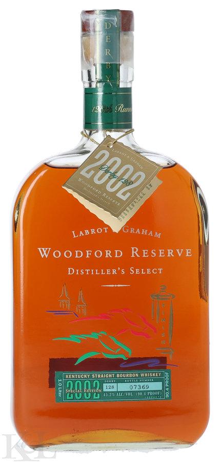 2002 Woodford Reserve "Kentucky Derby 128" Kentucky Straight Bourbon Whiskey (1L)