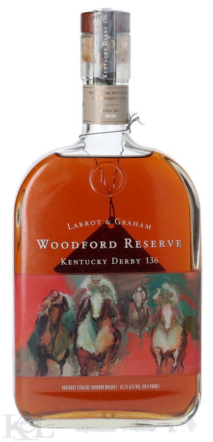 2010 Woodford Reserve "Kentucky Derby 136" Kentucky Straight Bourbon Whiskey (1L)