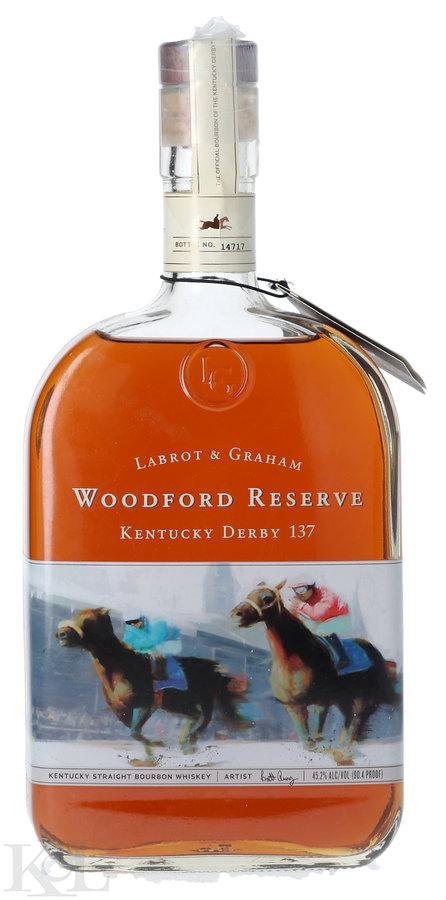 2011 Woodford Reserve "Kentucky Derby 137" Kentucky Straight Bourbon Whiskey (1L)