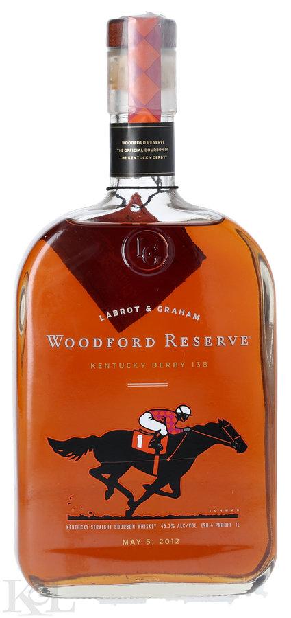 2012 Woodford Reserve "Kentucky Derby 138" Kentucky Straight Bourbon Whiskey (1L)