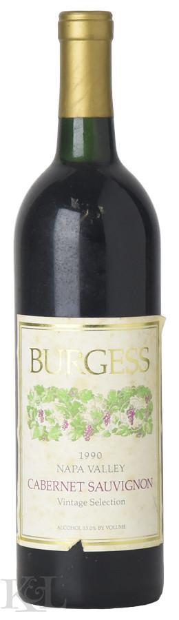 1990 Burgess "Vintage Selection" Napa Valley Cabernet Sauvignon