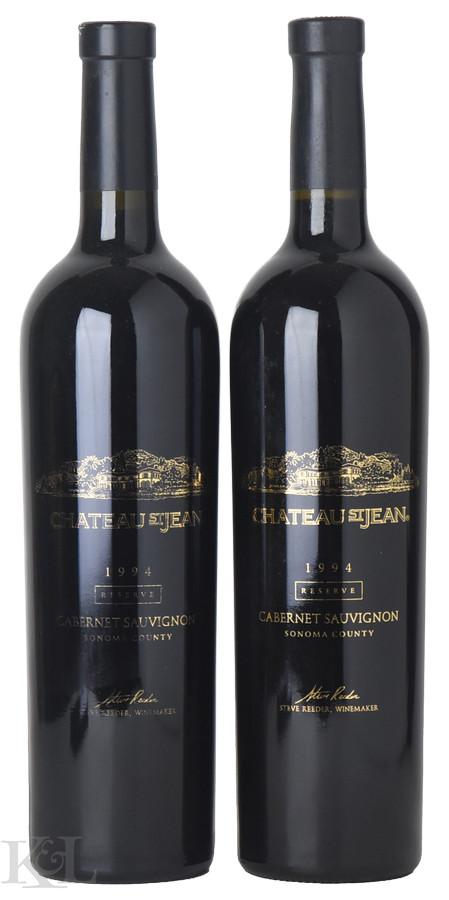 1994 Chateau St Jean "Reserve" Sonoma County Cabernet Sauvignon