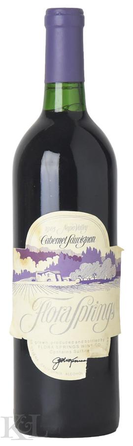 1985 Flora Springs Napa Valley Cabernet Sauvignon