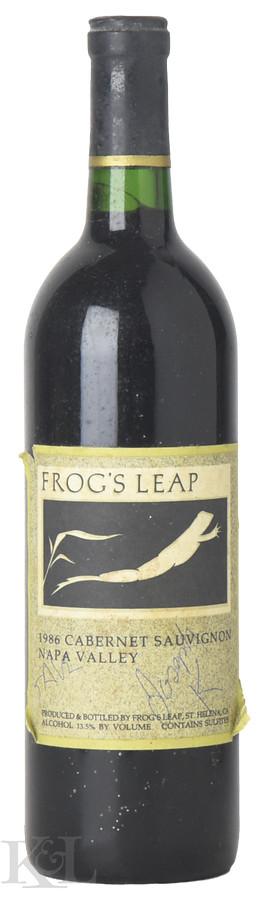 1986 Frog's Leap Napa Valley Cabernet Sauvignon