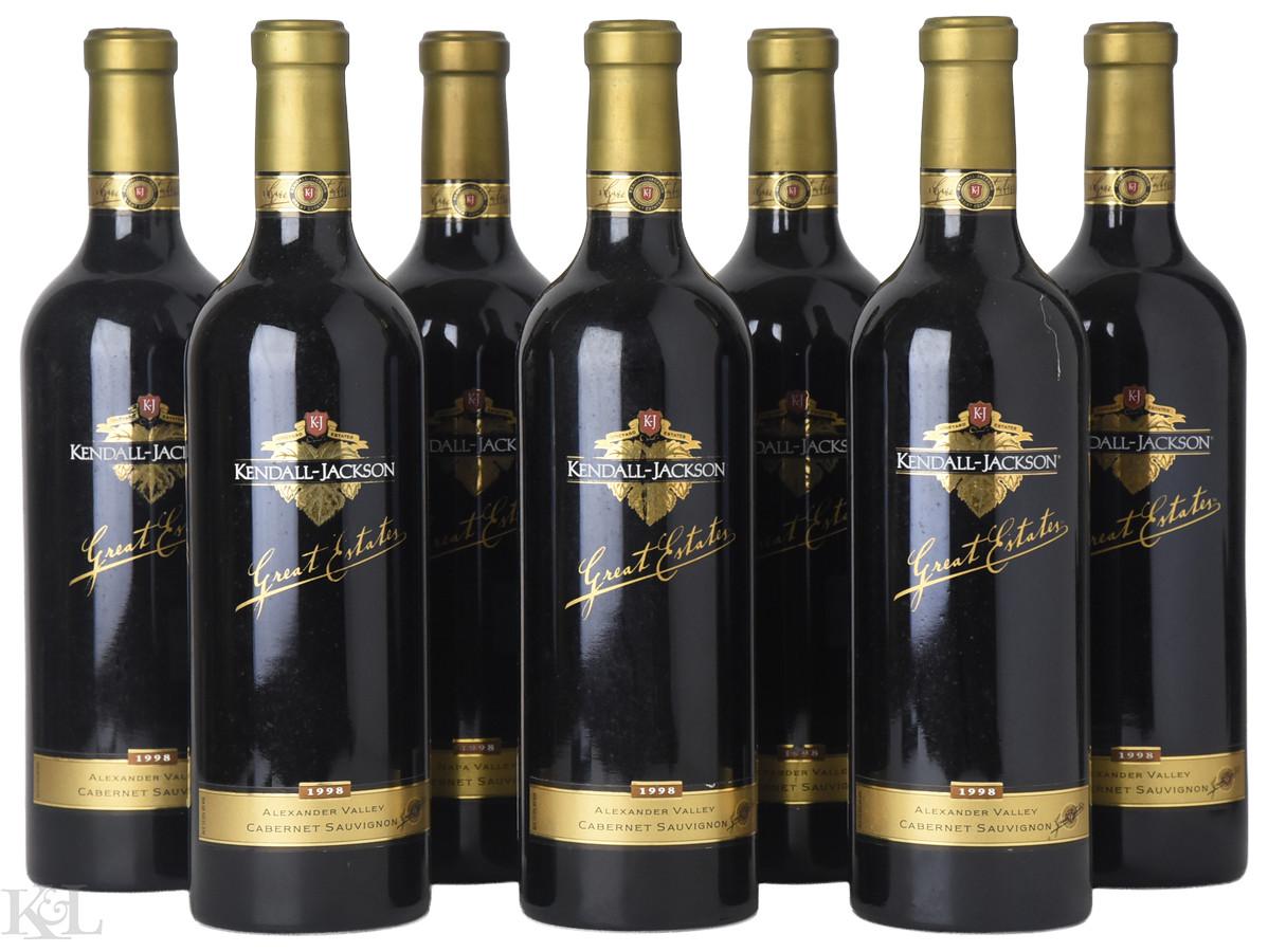 1998 Kendall Jackson "Great Estates" Alexander Valley Cabernet Sauvignon