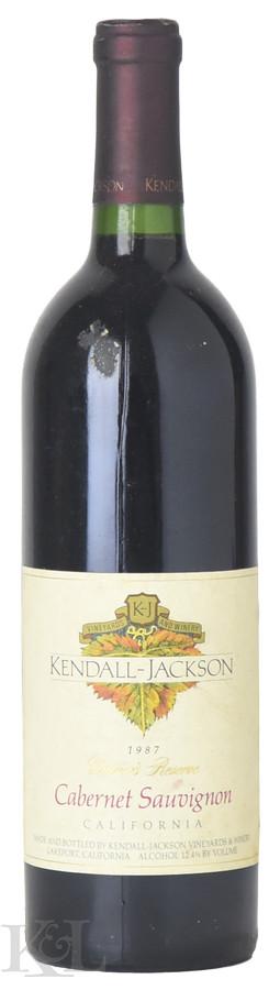 1987 Kendall Jackson "Vintner's Reserve" California Cabernet Sauvignon