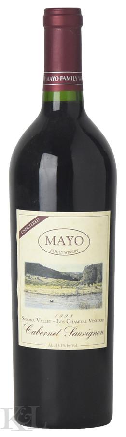 1998 Mayo Family "Los Chamizal Vineyard" Sonoma Valley Cabernet Sauvignon