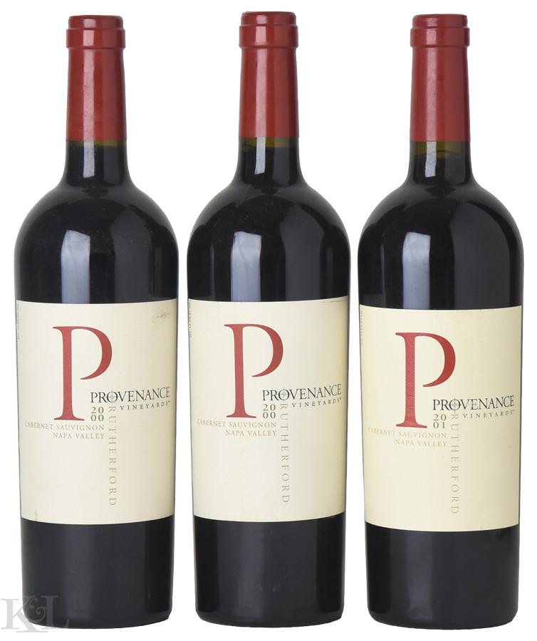 2000-2001 Provenance Rutherford Cabernet Sauvignon Vertical