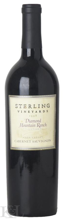 1998 Sterling Vineyards "Diamond Mountain Ranch Vineyard" Napa Valley Cabernet Sauvignon