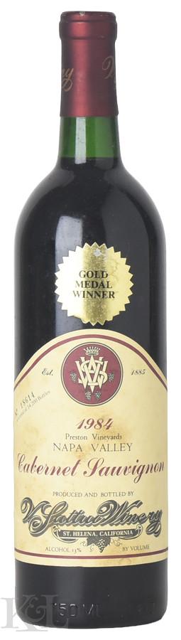 1984 V. Sattui "Preston Vineyard" Napa Valley Cabernet Sauvignon