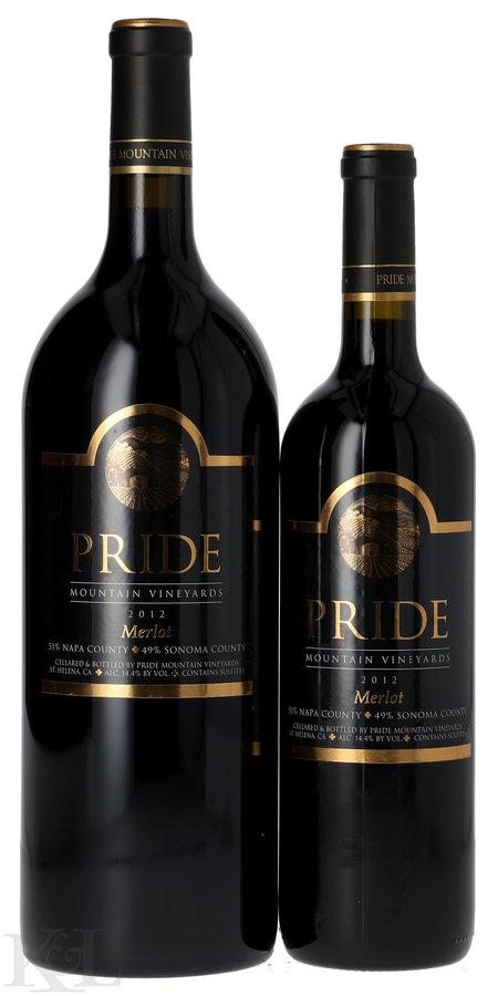 2012 Pride Mountain Napa-Sonoma Counties Merlot (1.5L) Horizontal