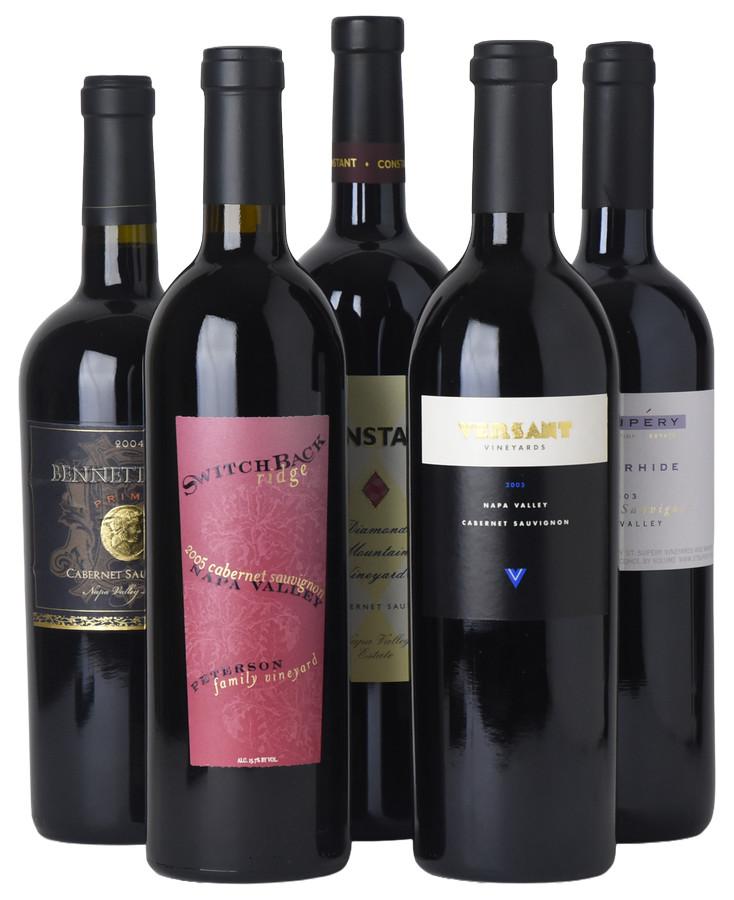 2003, 2004, 2005 Mixed Napa Valley Cabernet Sauvignon Tasting Lot