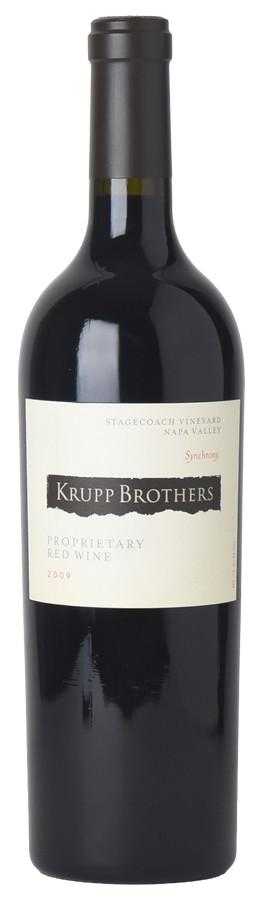 2009 Krupp Brothers "Synchrony Stagecoach" Napa Valley Proprietary Red