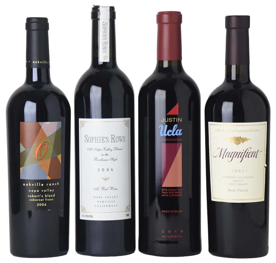 Assorted Napa Valley & Paso Robles Bordeaux-Style Red Tasting Lot