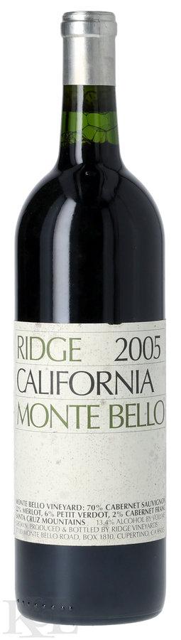 2005 Ridge Vineyards "Monte Bello" Santa Cruz Mountains Cabernet Sauvignon