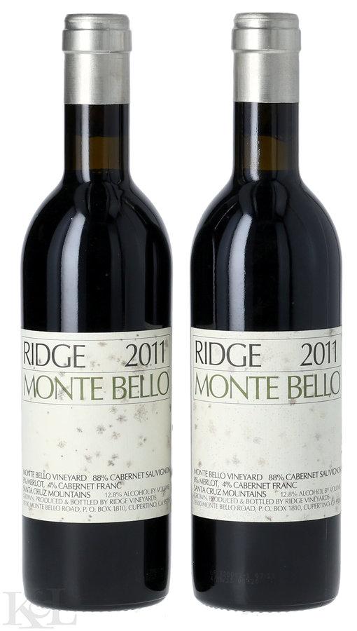 2011 Ridge Vineyards "Monte Bello" Santa Cruz Mountains Cabernet Sauvignon (375ml)