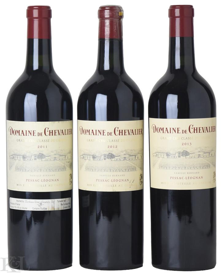 2011-2013 Domaine de Chevalier Rouge, Pessac-Léognan Vertical 