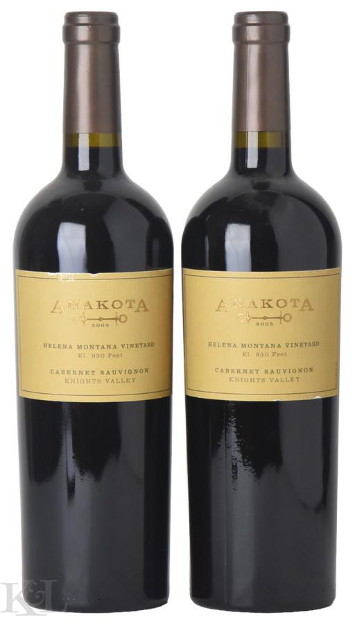 2005 Anakota "Helena Montana" Knights Valley Cabernet Sauvignon