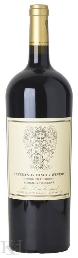 Kapcsandy "Roberta's Reserve - State Lane Vineyard" Napa Valley Merlot (1.5L)