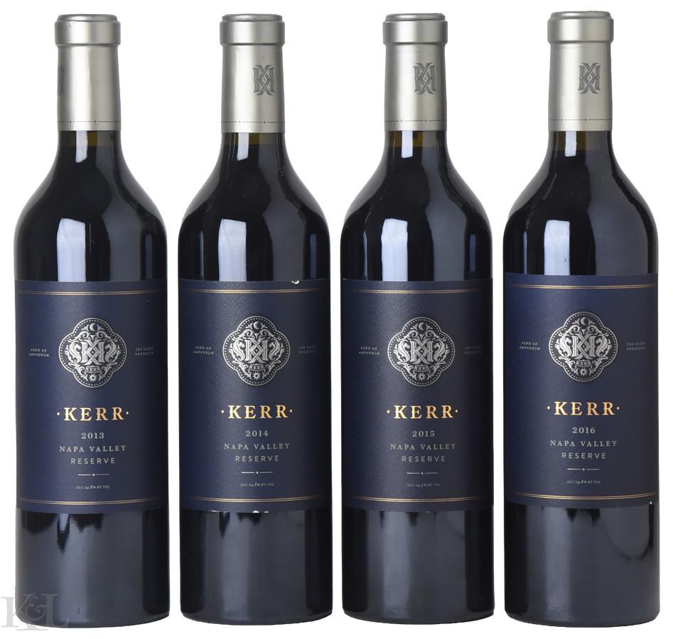 2013-2016 Kerr "Reserve" Napa Valley Bordeaux Blend Vertical