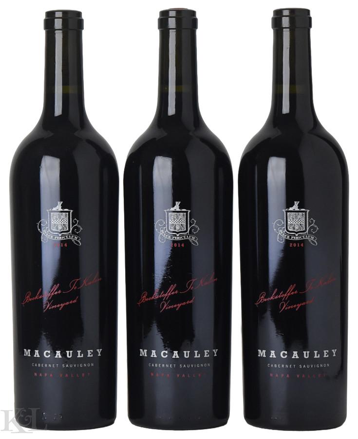 2014 Macauley "Beckstoffer To Kalon Vineyard" Napa Valley Cabernet Sauvignon