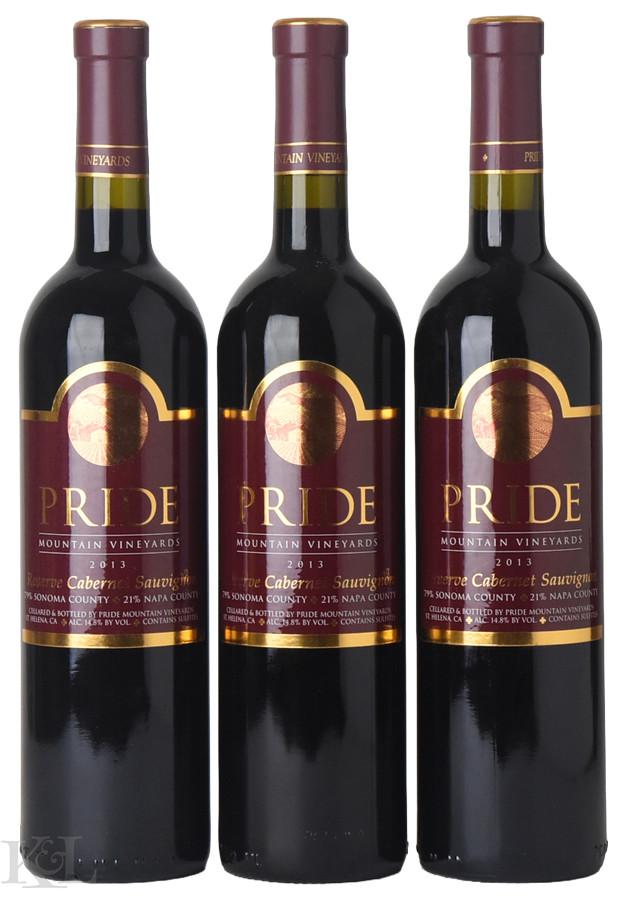2013 Pride Mountain "Reserve" Sonoma-Napa Counties Cabernet Sauvignon