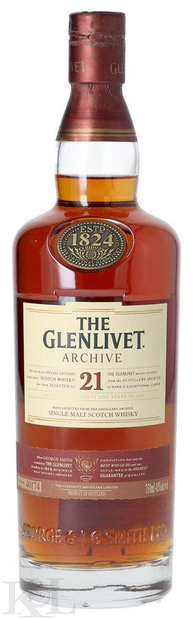 Glenlivet 21 Year Old "Archive" Speyside Single Malt Scotch Whisky