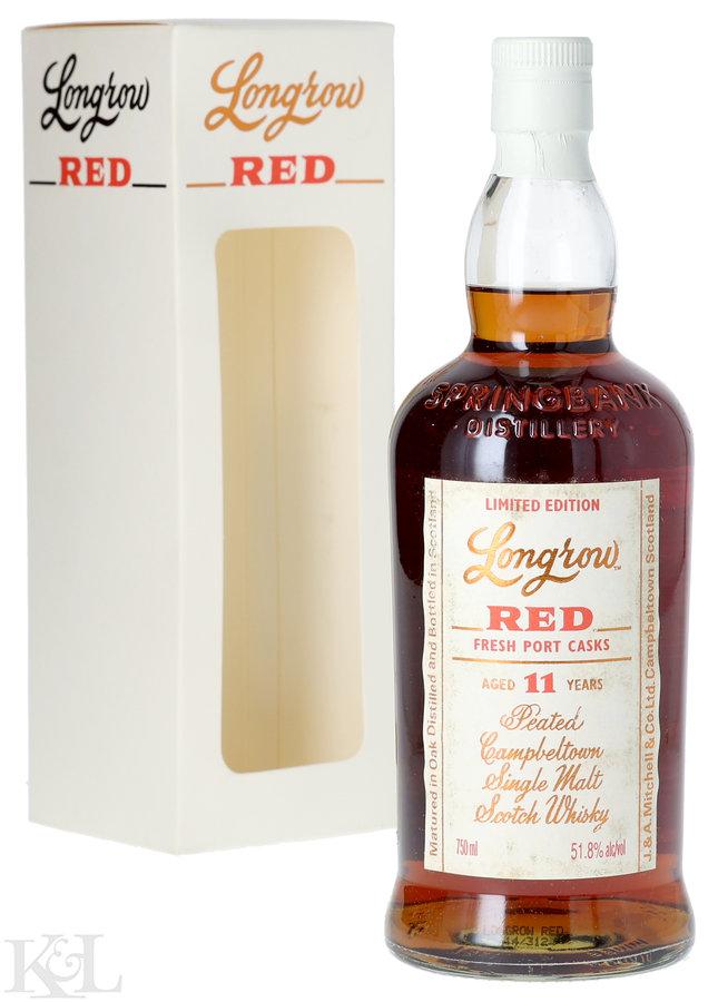 NV Longrow 11 Year Old "Red - Fresh Port Matured" Campbeltown Single Malt Scotch Whisky