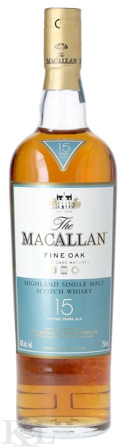 NV Macallan 15 Year Old "Fine Oak - Triple Cask" Highland Single Malt Scotch Whisky