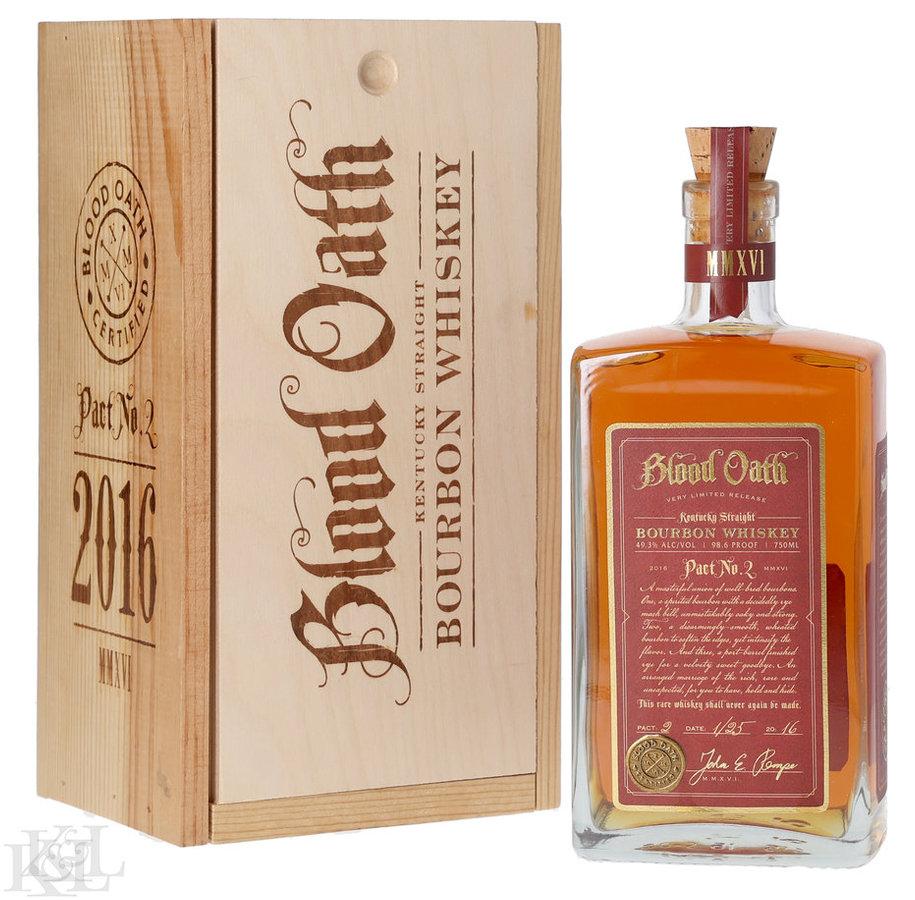 2016 Blood Oath Pact #2 Kentucky Straight Bourbon Whiskey (OWC)