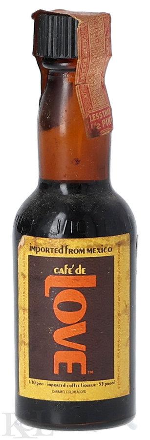 Café de Love Coffee Liqueur Mini (1/10 Pint) (1944-1960)